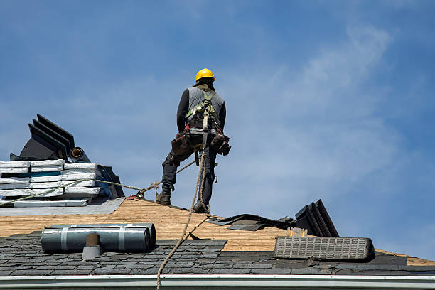 Professional Gutter Installation technician working in Orkney Springs, VA